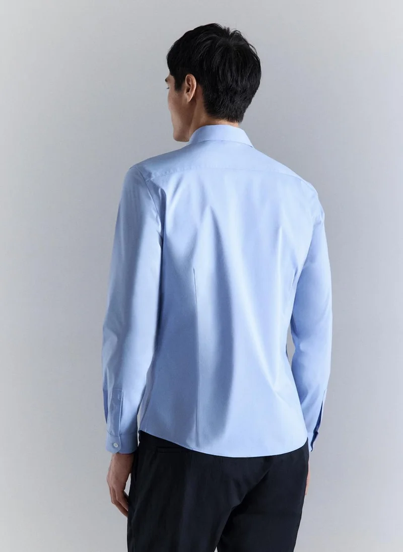 مانجو مان Comfort stretch non-iron shirt